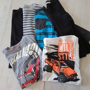 Lot of boys long sleeve shirts 4t